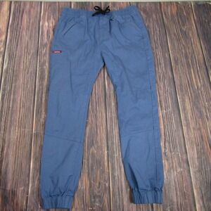 Flag Nor Fail Mens Medium Blue Jogger Pants Training Gym Workout Activewear